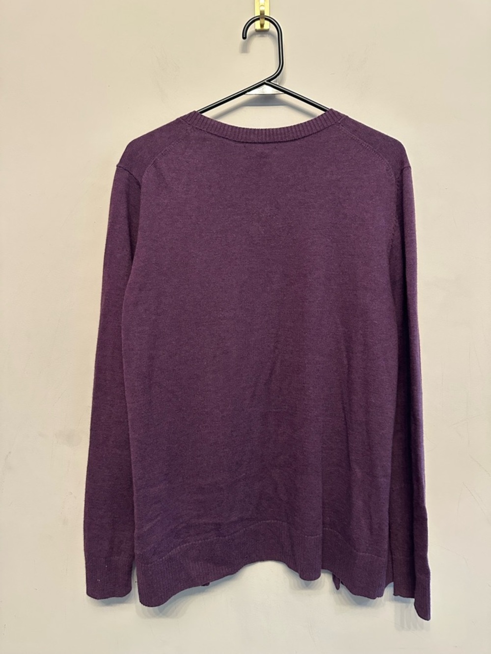 Vintage Y2K Era Gap Plum Button-Front Knit Cardigan Size XL - Picture 5 of 5